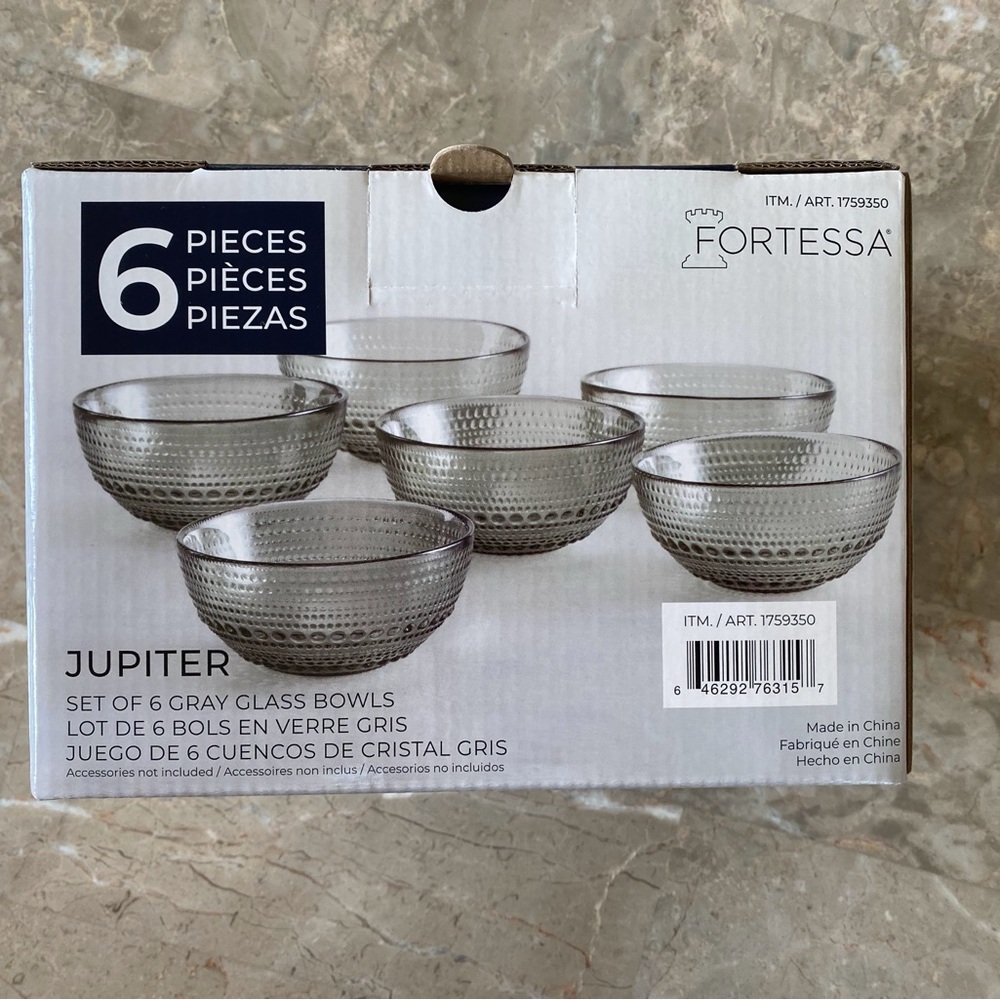 Fortessa Jupiter Cereal Bowl, Set of 6